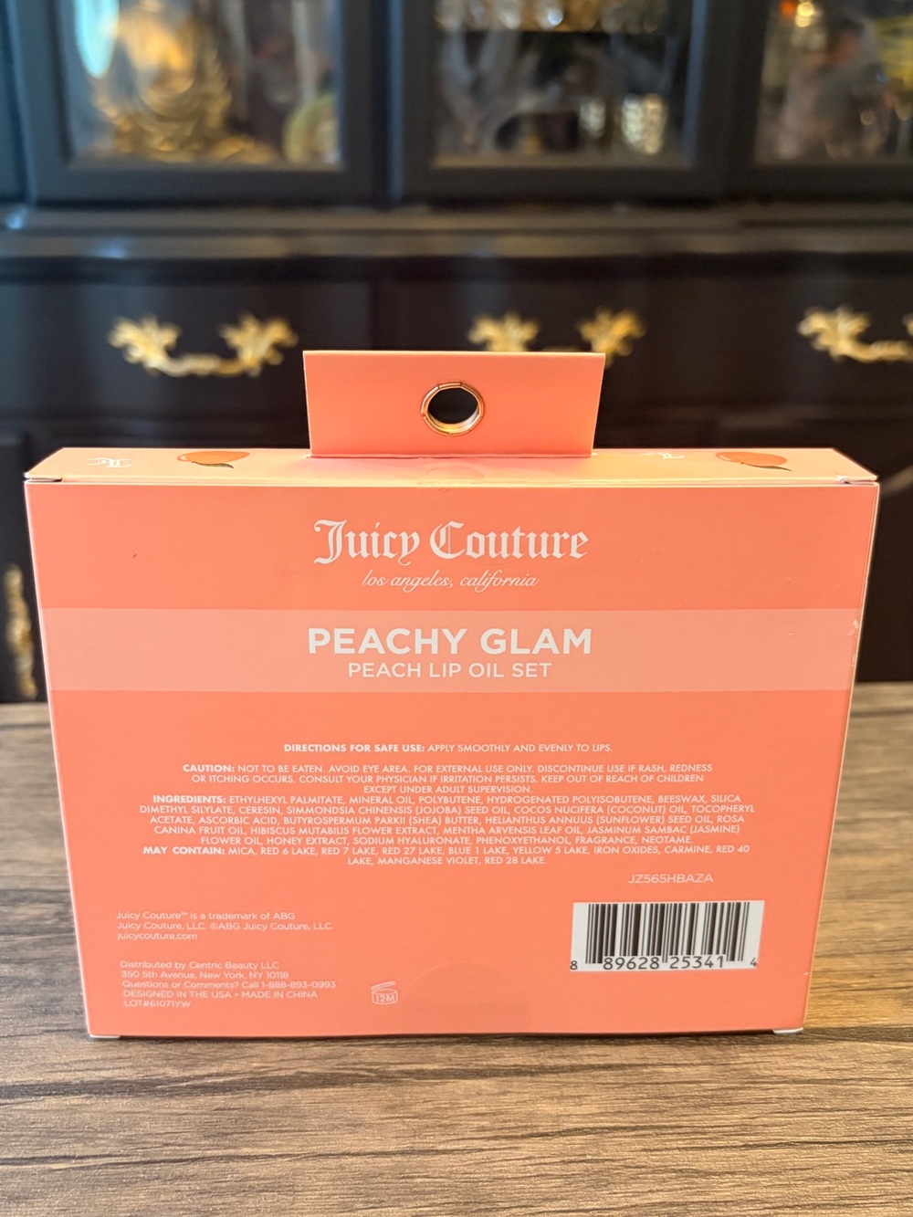 Juicy Couture Peachy Glam Peach Lip Oil Set - set of 5pcs - Picture 6 of 7